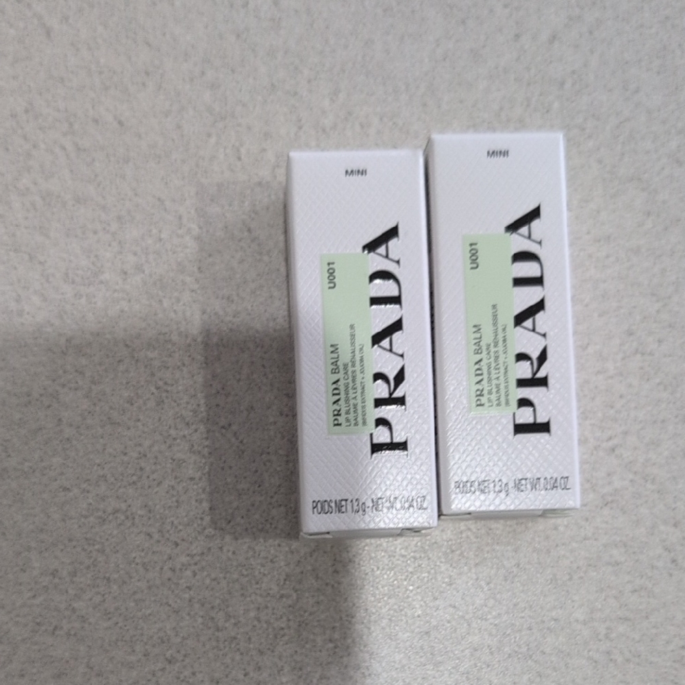 Prada Lip Balm Duo In Astral Pink